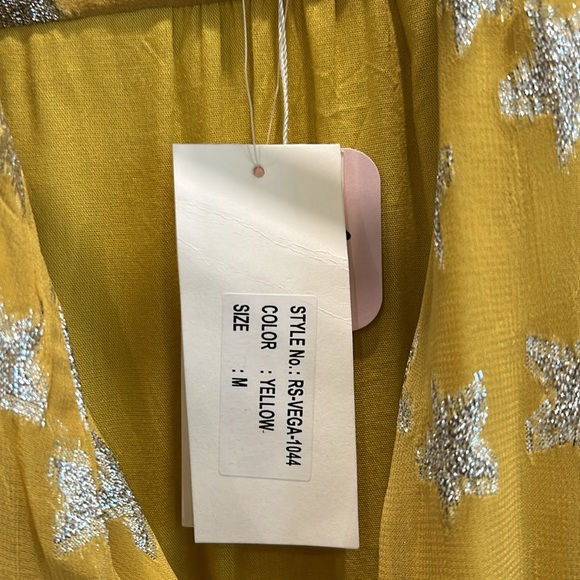 Rococo Sand Vega Yellow Estella dress size M BNWT - Picture 10 of 14